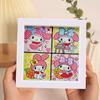 Enfeites de Pintura de Diamante, Adesivos de Desenho Animado DIY Fofos Feitos à Mão, Porta-Retratos de Acrílico, Pinturas Decorativas, Decorações para Quarto e Sala de Estar no Atacado