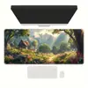 Mouse Pad Exclusivo Transfronteiriço para a Floresta Periférica, Grande, de Alta Qualidade, Espessado e Resistente a Manchas com Bordas Densas