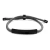 Pulsera de Acero Inoxidable en Blanco para Grabado Láser Transfronterizo Regalo Navideño Pequeño Regalo Promocional Pulsera Tejida