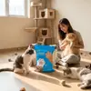 Arena para gatos de tofu 5kg desodorizante baja en polvo bolsa grande 20kg arena para gatos mixta para casas de gatos, eliminador de olores de gato, envío gratis