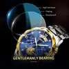 Lige/Comercio Exterior se especializa en Relojes de Negocio de Moda para Hombre, Relojes de Cuarzo Luminosos Impermeables con Calendario Multifuncional