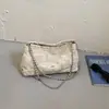 Bolsa casual de grande capacidade para mulheres, nova moda verão 2026, bolsa de ombro com corrente para o trabalho, bolsa tote para sair para trabalhar