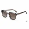 Óculos de Sol Quadrados da Moda Europeu Americano Luxo Leve Tendência Estilo de Rua Óculos de Sol Transfronteiriços Retrô Óculos de Acetato Toque de Luxo para Mulheres