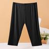 Shorts de Seguridad de Verano Nuo Ya Hong, Tallas Grandes, Ensanchados, Leggings de Modal de Tres Cuartos, Anti-Exposición, Cintura Alta, Se Pueden Usar Afuera