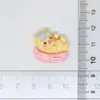 Anillo de Natación Barco Lunar Oso Amarillo Chef Accesorios de Resina Pasador Funda para Teléfono Móvil Llavero Set de Auriculares Accesorios Material