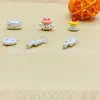 Plata Pura 999 Bolsa para Pastel Baguette Gato Accesorios con Cuentas Cuerda Trenzada Hecho a Mano DIY Cuentas Sueltas Pulsera de Plata Esterlina Cuchara Tenedor Joyería