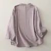 Blusas estilo Zen, Trajes Tang mejorados, Nuevo estilo chino, Estilo nacional ligero, Camisas holgadas de algodón y lino budista, Ropa de té para mujer de primavera y otoño