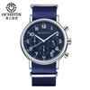 Ochstin augustden nova moda casual masculina seis ponteiros quartzo esportivo pulseira de nylon relógio masculino GD6081A