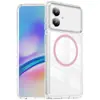 Capa de Celular Samsung Aplicável em Fronteiras, Anti-Queda, Acrílico Anti-Amarelamento, Capa de Celular Magnética Transparente para S26/S25