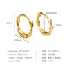 Nuevos Aretes de Plata Esterlina 925 para Mujer Joyería Ins Aretes de Aro Lisos Simples y de Alta Gama Lujo Accesible Aretes de Aro Dopamina