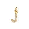 Cobre Micro-incrustado Zircón 26 Letras Inglesas Hecho a Mano Collar Aretes Accesorios Colgante Color Oro 18k Accesorios de Joyería DIY