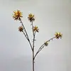 Árbol de agua fruta flor imitación planta verde 6 cabezas rama única flor artificial castaña de agua fruta imitación