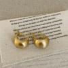 Nicho design sentido dourado arco escovado brincos de metal feminino único requintado viajante todos os brincos de combinação