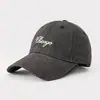 Nuevos Sombreros de Primavera y Verano, Gorras de Béisbol Bordadas con Letras de Alta Calidad para Mujer, Sombreros Simples de Algodón de Color Sólido para Protección Solar
