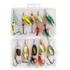 Set de 10 piezas de lentejuelas Shark Scavenger, lentejuelas para señuelo de manivela, cebo de lentejuela artificial, lentejuelas compuestas de metal biónico para pescar cabeza de serpiente y lobina