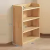 Estantería de almacenamiento de madera maciza para sala de estar, estantería infantil integrada simple, estantería de varios niveles para el hogar para dormitorio y jardín de infantes, modelo nuevo