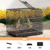 Jaula para Pollos Jaula de Cría Jaula para Codornices Casera Pequeña Plegable Gallina Ponedora Gallina Automática que Rueda los Huevos Gallinero Jaula para Pollos Jaula para Mascotas