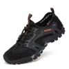 Sandálias de Verão Masculinas Transfronteiriças Sapatos de Vadeio Sapatos de Montanhismo da Moda Coreana Malha Respirável Leves Sapatos Casuais Masculinos para Exterior