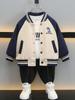 8696 Ropa Infantil Chaqueta de Otoño 2026 Nueva Chaqueta de Dibujos Animados para Niños Moda Primavera y Otoño Chaqueta de Béisbol de Celebridad de Internet