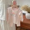 Pijama Infantil Xiaoyu Luoluo y Green Bor en Stock Algodón Lycra Amigable con la Piel Conjunto de Ropa de Casa para Bebé de Cuatro Estaciones