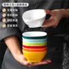 Louças de melamina imitando porcelana, tigelas pequenas espessadas e à prova de estilhaços para restaurantes de hot pot e churrasco self-service, pratos para molhos e acompanhamentos, tigelas de mingau para restaurantes