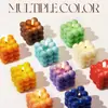 Velas Aromáticas Cubo Mágico SADOER Transfronterizas, Velas de Atmósfera Coloridas para Cumpleaños, Fiestas y Celebraciones, Todo en Inglés