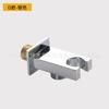 Acero Inoxidable Ducha Oculta Soporte Fijo de Pared para Ducha de Mano Soporte para Ducha de Mano Adaptador de Ducha Accesorios para Mamparas de Ducha