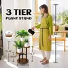 Soporte de Flores Transfronterizo para Sala de Estar Interior Macetero de Hierro para Balcón Estante de Almacenamiento de Múltiples Niveles Simple para el Hogar de Pie