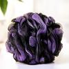 Fornecimento direto da fábrica 50g grande bola de banho preta renda de malha dupla bola de banho 200 malha Super Soft flor de banho