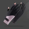 Guantes de Seda de Hielo con Protección Solar para Mujer en Verano, Delgados Anti-UV para Conducir y Ciclismo, Mangas Antideslizantes para Vehículos Eléctricos con Pantalla Táctil