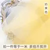 Tejido de gasa de organza encriptada verde gasa suave retazos de tela para manualidades Hanfu ceremonia de boda fondo de escenario fotografía tela suave
