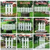 Cerca de plástico, cerca branca, cerca de pátio, villa interna e externa, cerca pequena para decoração de escola, cerca de jardim