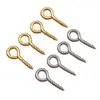 Ganchos de Tornillo con Colgante de Perla de Acero Inoxidable, Arandelas de Tornillo, Conectores de Abalorios Hechos a Mano para DIY, Accesorios de Joyería