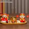Incensário do Deus da Fortuna Pequeno Suporte para Incenso para Adoração Doméstica Interna, Incensário para Oferecer Incenso ao Buda, Decoração de Mesa