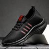 Tenis de Punto Modernos de Moda para Hombre Estilo Coreano, Zapatos Casuales de Malla Transpirable con Diseño Calado y Suela Suave