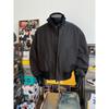 Chaqueta bomber de cuello vertical con diseño corto de nueva moda de primavera y otoño de 2025, chaqueta fina holgada de talla grande de Cyber Celebrity