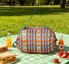 Nova Bolsa de Ombro Dobrável para Viagem Bolsa de Armazenamento Portátil Espessa Sacola de Compras Ecológica para Supermercado