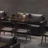 Estilo Industrial Transparente Bar Restaurante Bar Tienda de Barbacoa Combinación de Mesa y Silla Club Nocturno Bistro Ktv Tienda de Té con Leche Cabina Sofá