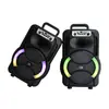 Altavoz de audio Bluetooth nuevo transfronterizo portátil portátil tarjeta disco U cuadrado multifuncional baile K-song audio