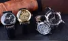Reloj Forsining Dragón para Hombre Moda Casual Hueco Patrón de Dragón Mecánico Manual Reloj al por Mayor Caja Plateada Esfera Negra