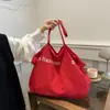 Bolso de Hombro de Lona de Gran Capacidad 2025 Nuevo Textura de Moda Bolso de Lona Casual Bolso Bandolera para Viajes y Commute Bolso de Axila