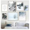 Invierno nórdico piña de nieve alce casa de nieve decoración de Navidad pintura colgante núcleo al por mayor sala de estar dormitorio pasillo