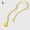 Acessórios Pequenos DIY Banhados a Ouro, Colar com Pingente de Bebê Anjo Banhado a Ouro, Joias Pequenas com Pingente de Asas de Anjo