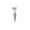 Pendientes Minimalistas de Acero Inoxidable Transfronterizos, Elegantes y Chic, Pequeños y Versátiles, Pendientes de Estilo Genial con un Toque de Lujo para Mujer