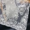 Encaje con cuentas tubo encaje con cuentas tela hecha a mano en stock suministro decoración suave para el hogar accesorios para vestidos de novia malla completa
