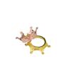Corona de Cabeza de Oso Violenta Accesorios para Cabeza de Muñeca DIY Aleación de Zinc Mini Adorno de Corona 3D Decoración de Punta de Bolígrafo