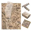Wx073 Rosa Marrón Sydney Papel 17g Papel de Regalo a Prueba de Humedad Papel de Seda Rosa Retro Europeo