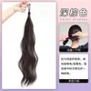 Trenzas de Peluca para Mujer, Cabello Realista, Cabello Trenzado Autoenroscable, Natural y Voluminoso, Se Puede Atar en una Cola de Caballo Alta o Baja