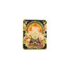 Diretamente do Fabricante, Exclusivo Relevo Tridimensional do Guardião do Buda, Guru Rinpoche, e a Tanka de Relevo Esculpida e Embutida do Deus Amarelo da Riqueza