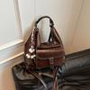 Mochila Retro Transfronteriza para Mujer 2025 Nueva Llegada Corea del Sur Todo Combinable Bolso Tote de Hombro Mochila de Alta Clase de Gran Capacidad